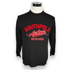 South Pole‎ Y2K Authentic Collection Shirt Boys Small 8-10 Thermal Black New